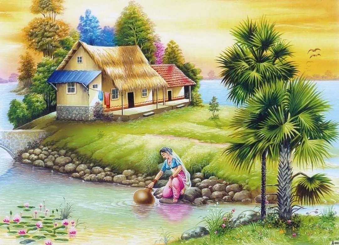 Kumpulan Gambar Pemandangan Alam Pedesaan Terbagus Lengkap 26 Gambar Pemandangan Alam Pedesaan