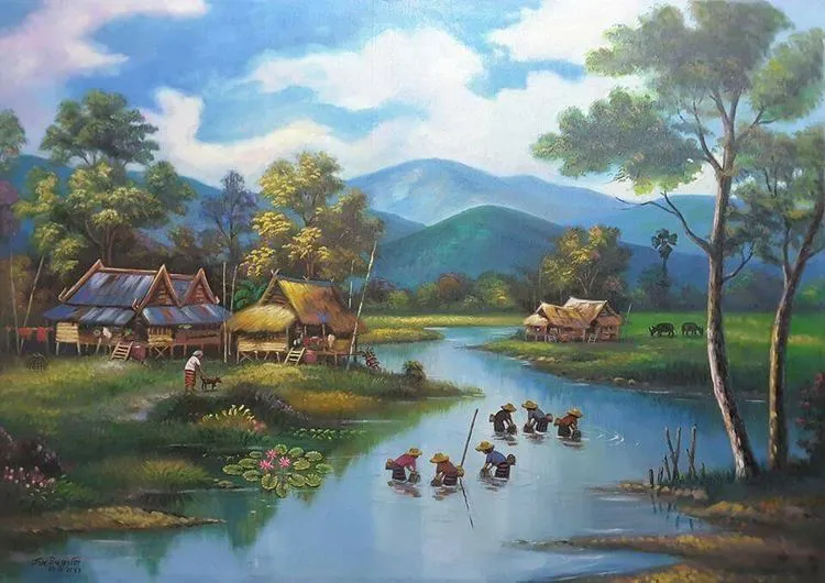 Kumpulan Gambar Pemandangan Alam Pedesaan Terbagus Lengkap 25 Gambar Pemandangan Alam Pedesaan