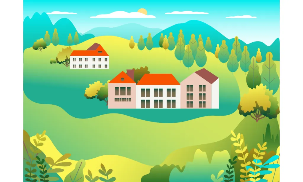 Gambar Pemandangan Rumah