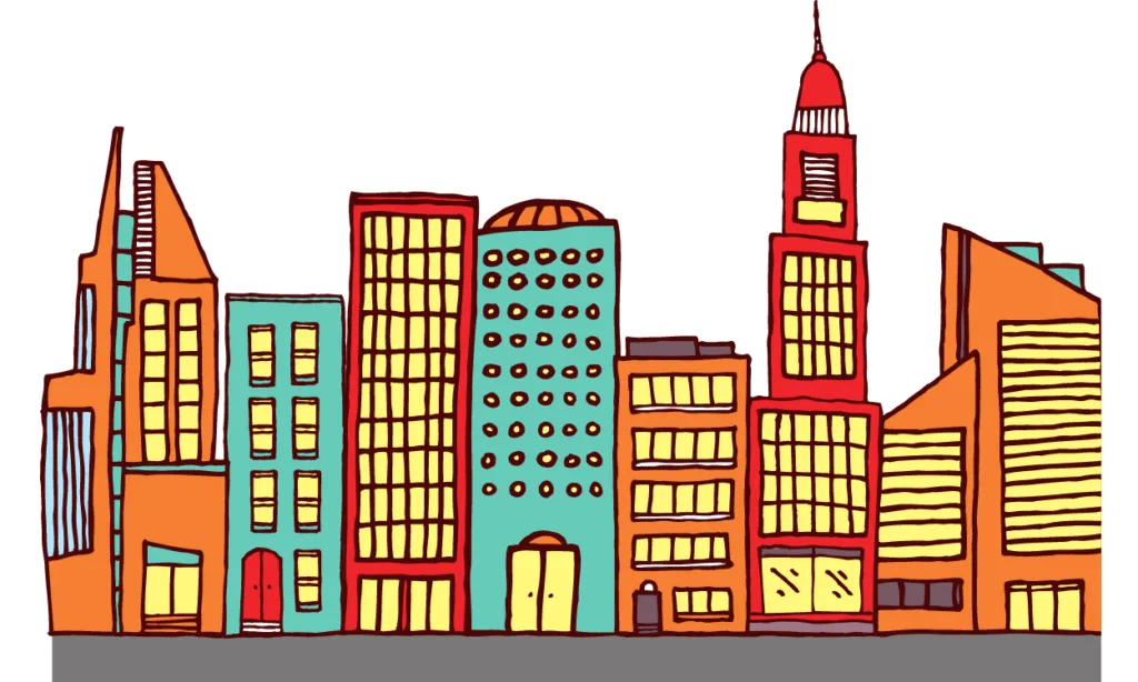 Gambar Perkotaan Yang Mudah