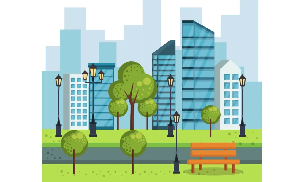 Gambar Perkotaan Yang Mudah