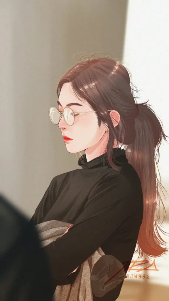 Kartun Korea Cantik Galau