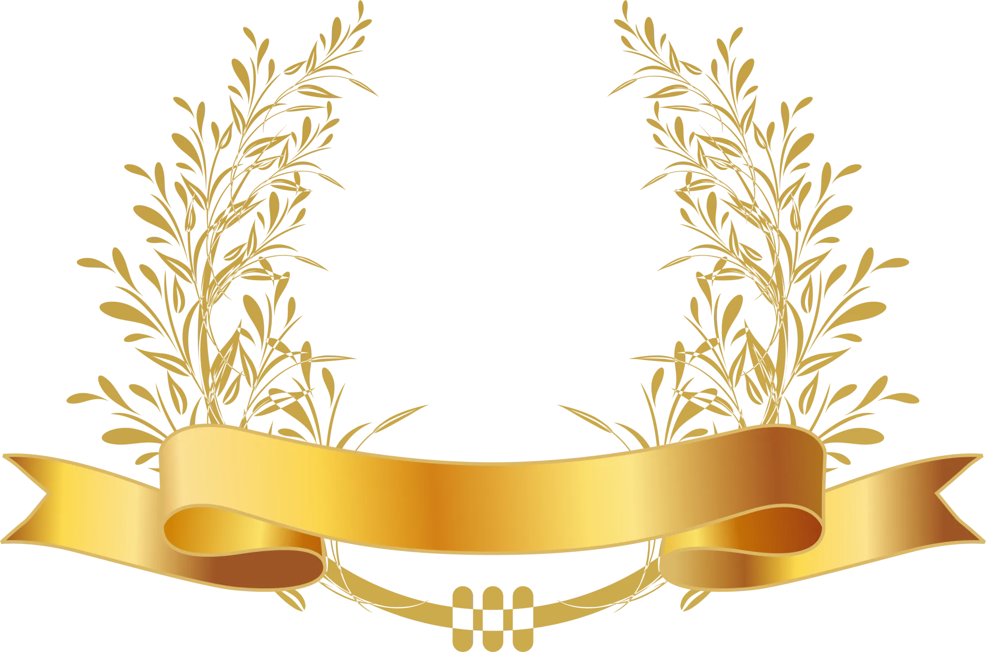 Kumpulan Logo Pita Emas PNG Terbagus dan Terlengkap 12 Logo Pita Emas PNG