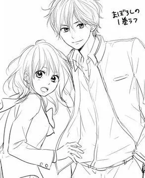 Kumpulan Sketsa Anime Couple Terbagus dan Terlengkap 15 Sketsa Anime Couple