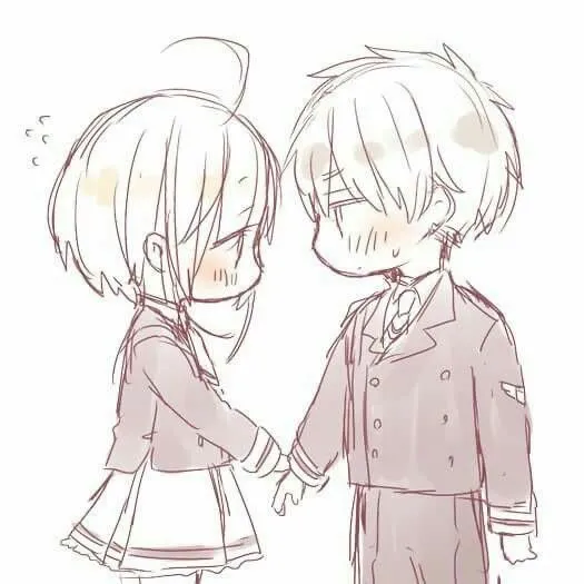 Kumpulan Sketsa Anime Couple Terbagus dan Terlengkap 10 Sketsa Anime Couple