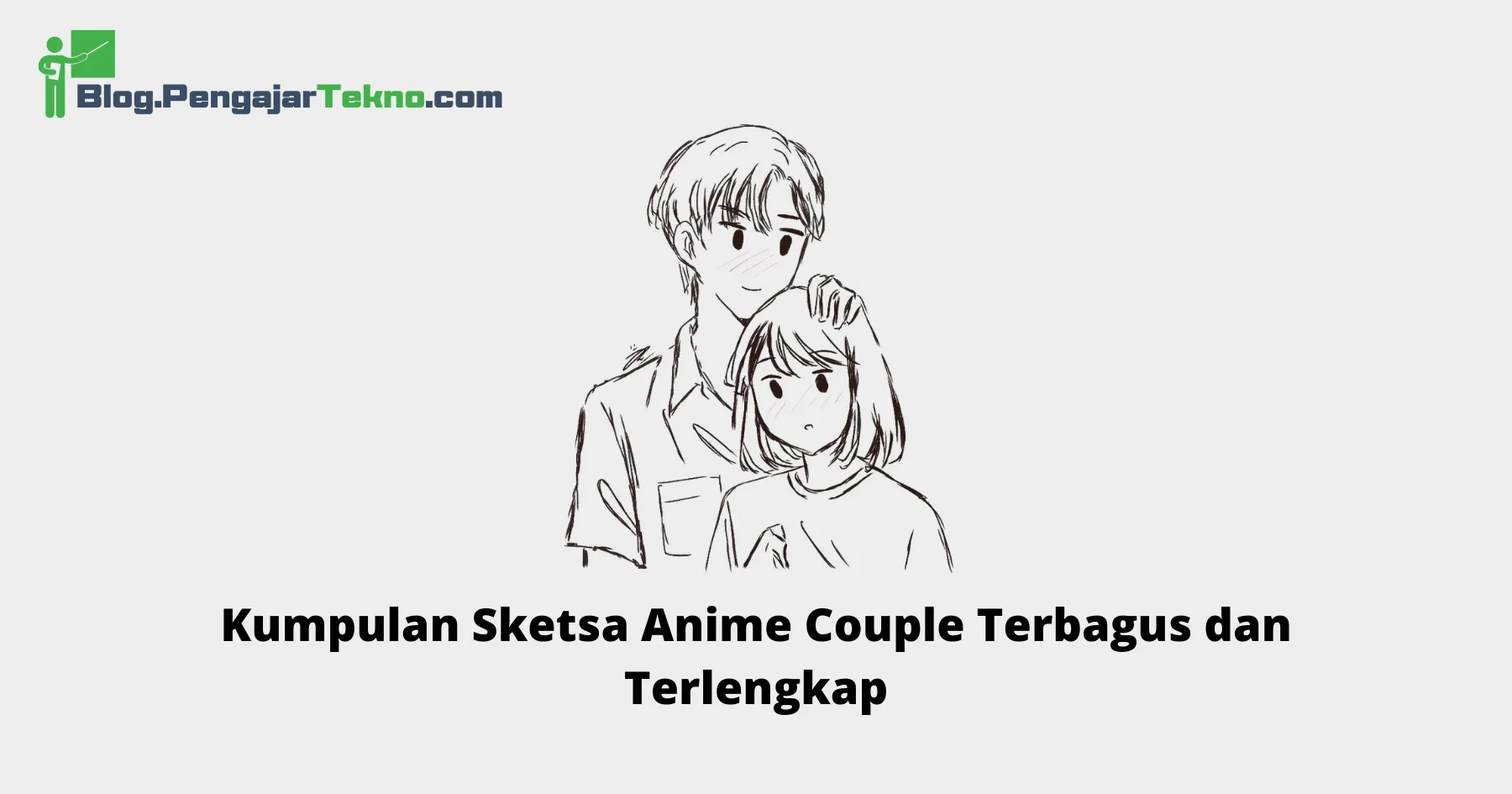 Sketsa Anime Couple