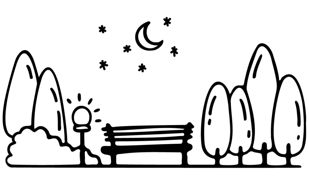 Kumpulan Sketsa Gambar Pemandangan Terbagus Lengkap 7 Sketsa Gambar Pemandangan