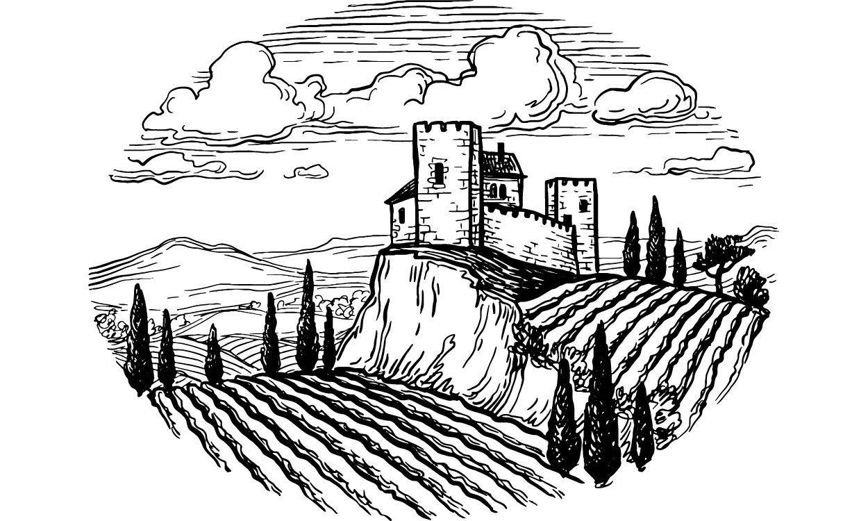 Kumpulan Sketsa Gambar Pemandangan Terbagus Lengkap 4 Sketsa Gambar Pemandangan