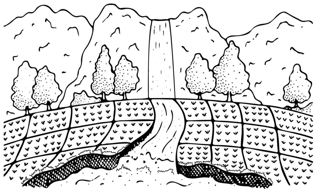 Kumpulan Sketsa Gambar Pemandangan Terbagus Lengkap 20 Sketsa Gambar Pemandangan