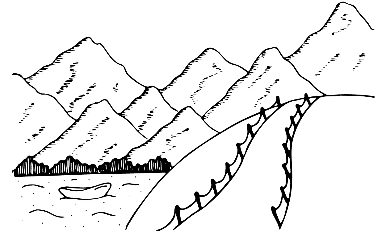 Kumpulan Sketsa Gambar Pemandangan Terbagus Lengkap 19 Sketsa Gambar Pemandangan