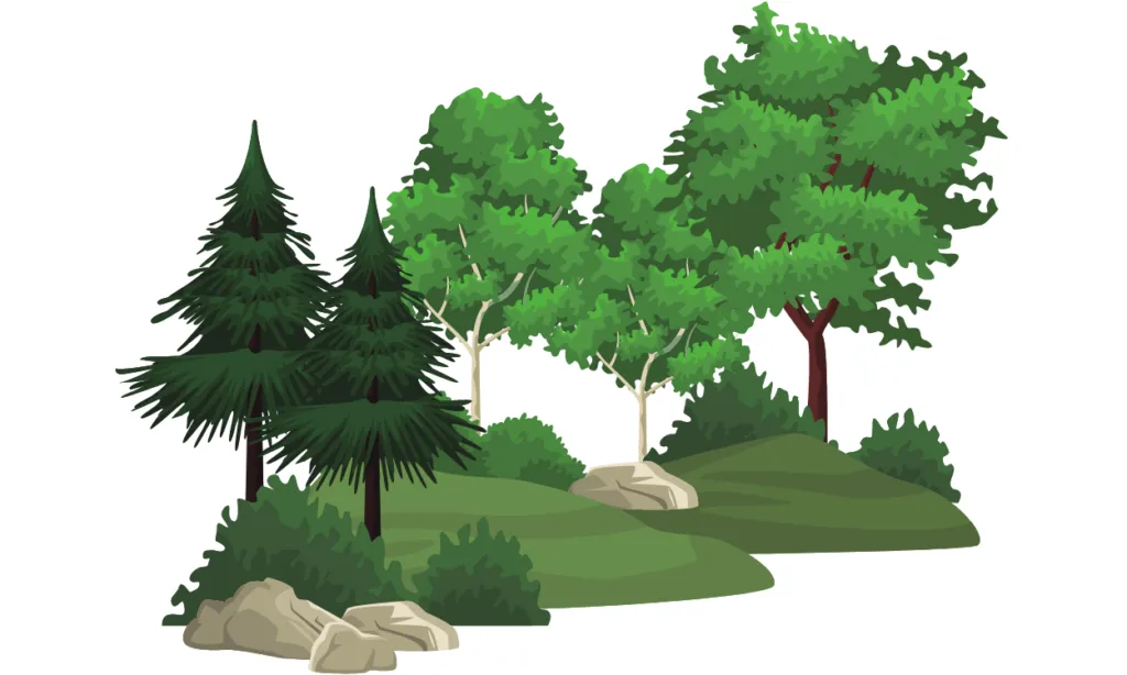 Sketsa Gambar Pemandangan Alam Beserta Warnanya