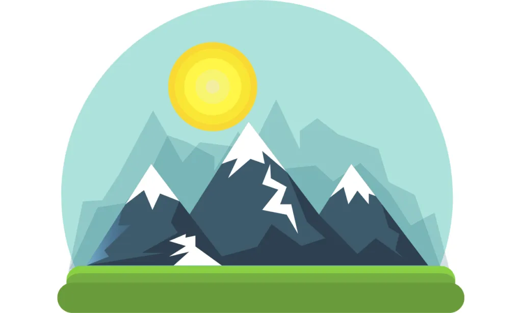 Sketsa Gambar Pemandangan Alam Beserta Warnanya