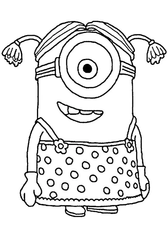 Kumpulan Sketsa Minion Keren Terbagus dan Terlengkap 5 Sketsa Minion Keren