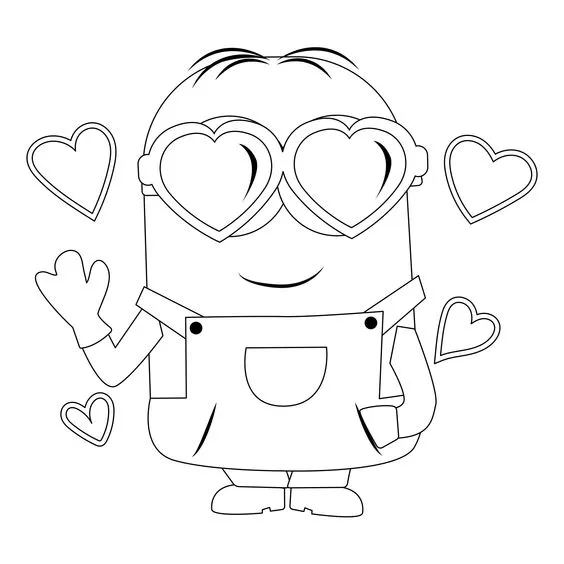 Kumpulan Sketsa Minion Keren Terbagus dan Terlengkap 2 Sketsa Minion Keren