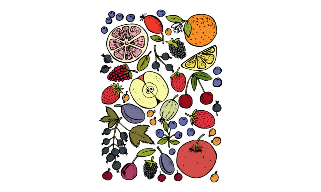 Kumpulan Gambar Buah-Buahan Kartun Terbagus dan Terlengkap 13 Gambar Buah-Buahan Kartun