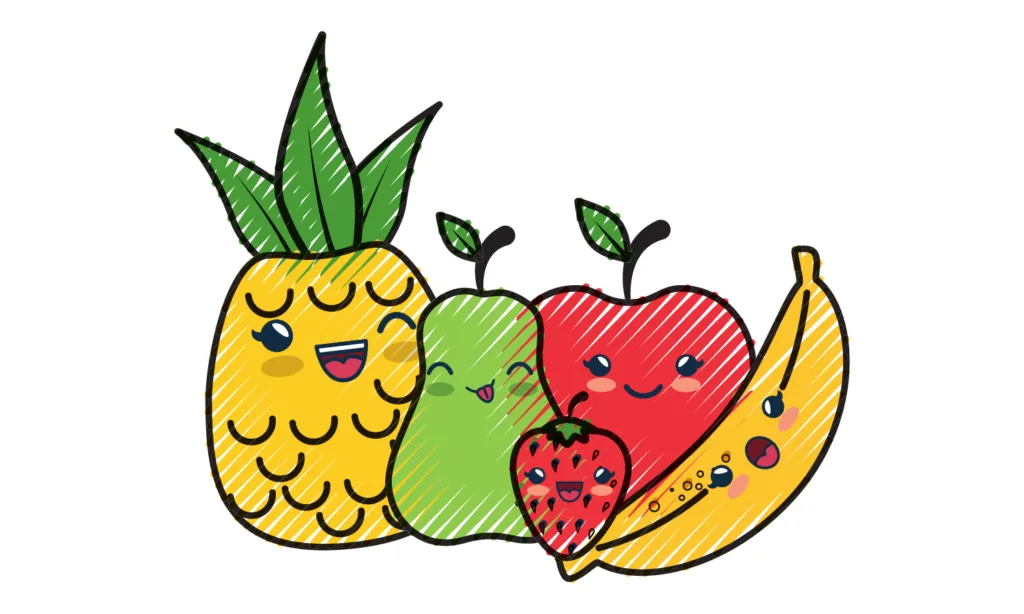 Kumpulan Gambar Buah-Buahan Kartun Terbagus dan Terlengkap 26 Gambar Buah-Buahan Kartun