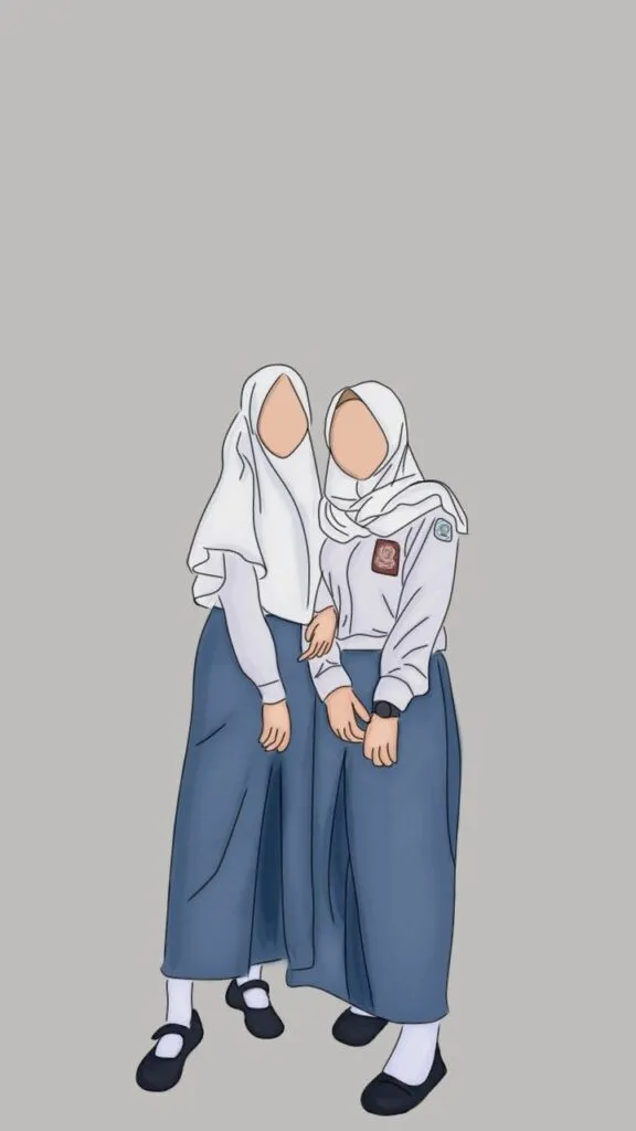 Gambar Anak Sekolah Kartun