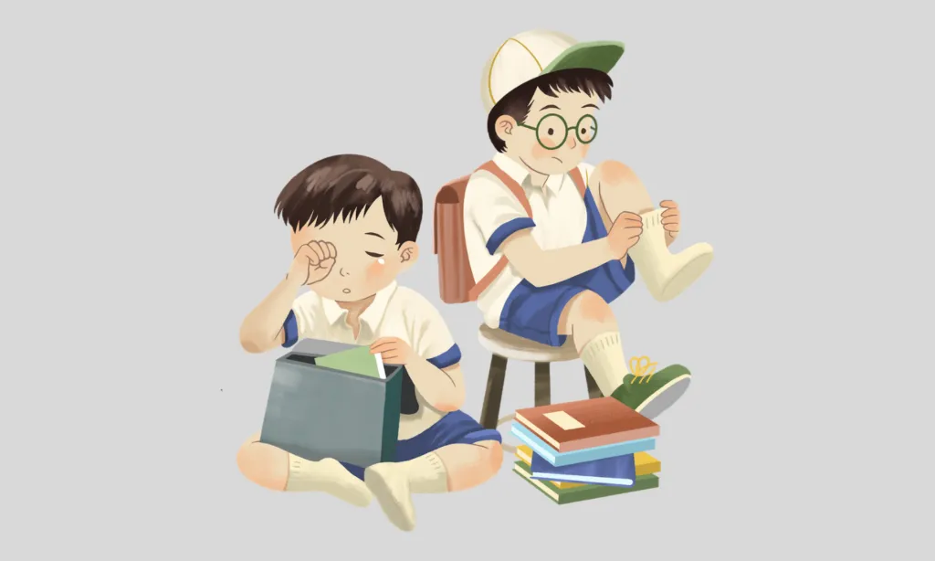 Gambar Anak Sekolah Kartun