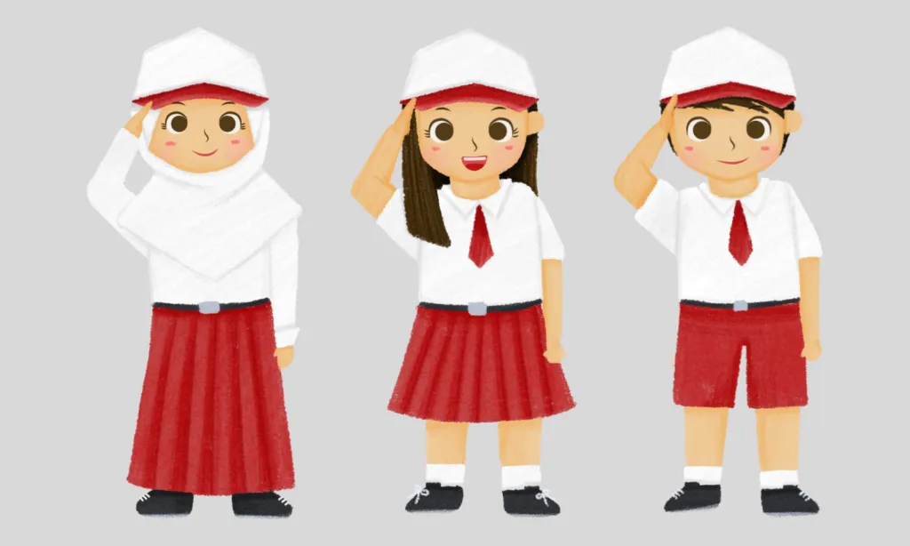 Gambar Anak Sekolah Kartun