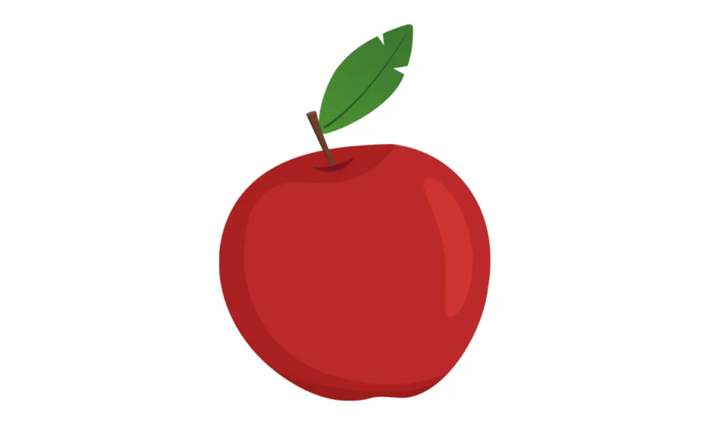 Gambar Apel Kartun