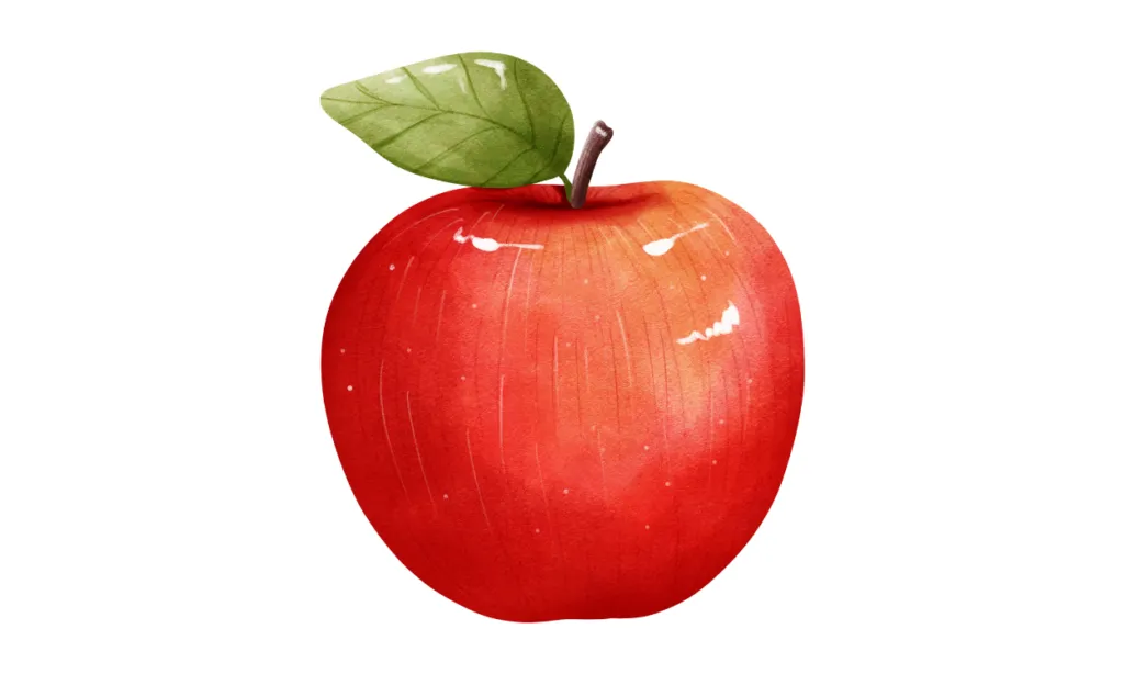 Gambar Apel Kartun