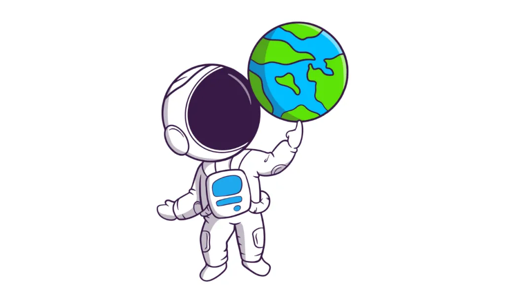 Gambar Astronot Kartun