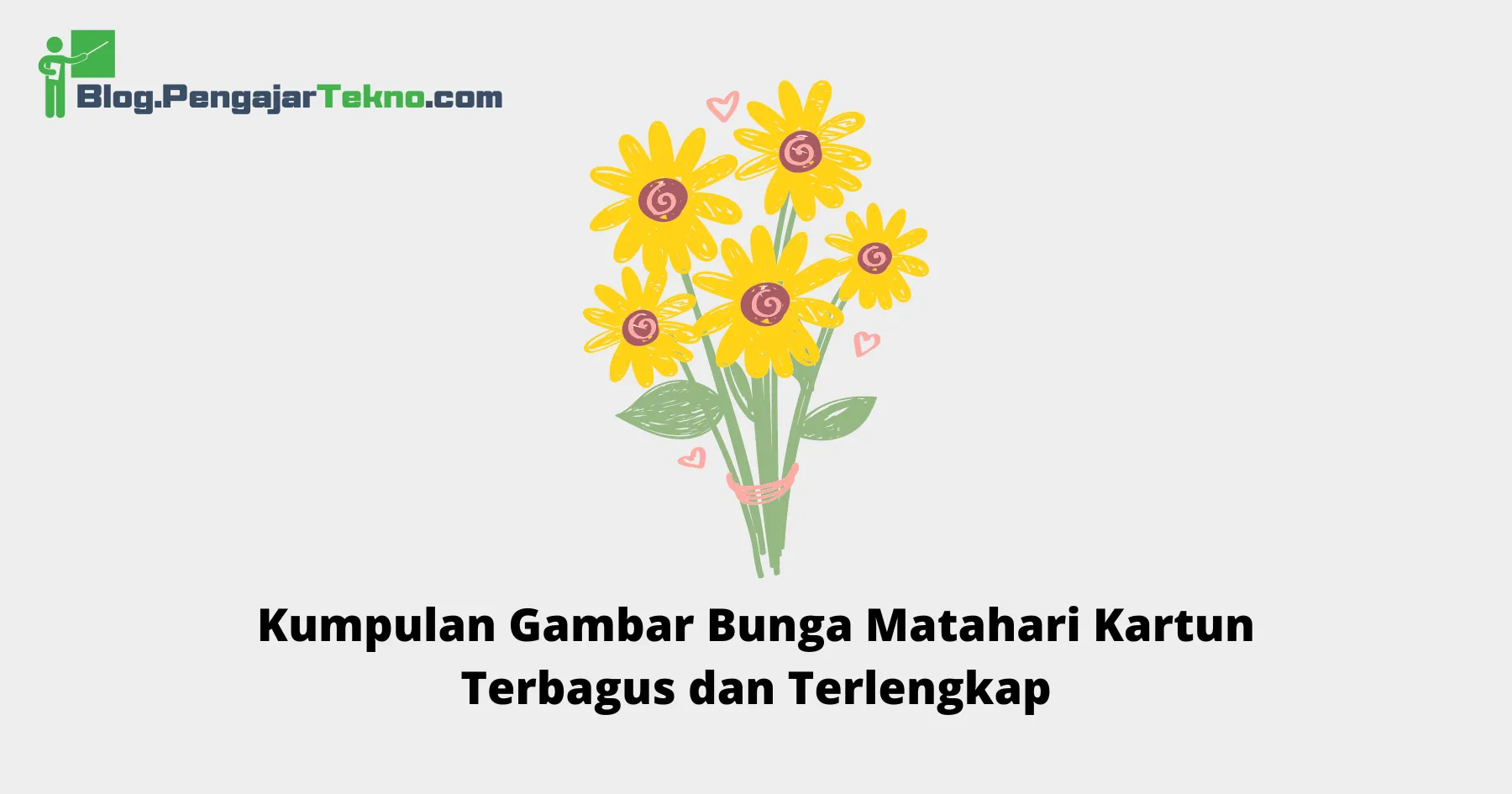Gambar Bunga Matahari Kartun