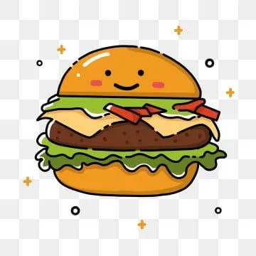 Kumpulan Gambar Burger Kartun Terbagus dan Terlengkap 18 Gambar Burger Kartun