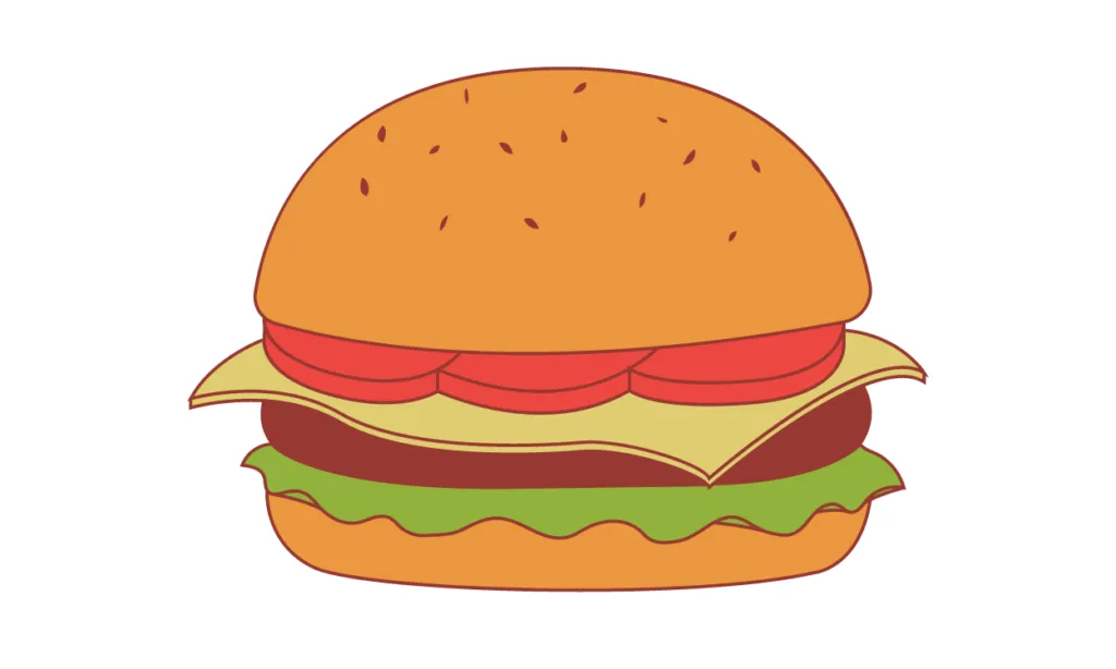 Kumpulan Gambar Burger Kartun Terbagus dan Terlengkap 7 Gambar Burger Kartun