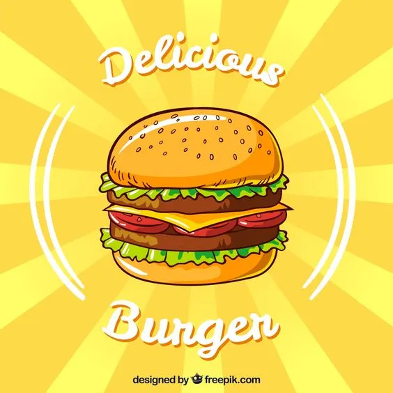 Kumpulan Gambar Burger Kartun Terbagus dan Terlengkap 30 Gambar Burger Kartun