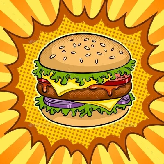 Kumpulan Gambar Burger Kartun Terbagus dan Terlengkap 12 Gambar Burger Kartun