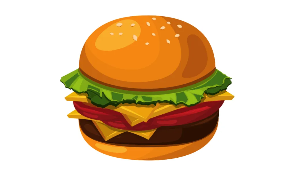 Kumpulan Gambar Burger Kartun Terbagus dan Terlengkap 4 Gambar Burger Kartun