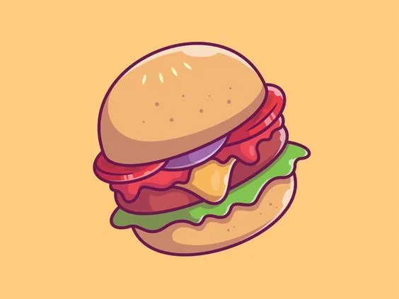 Kumpulan Gambar Burger Kartun Terbagus dan Terlengkap 23 Gambar Burger Kartun