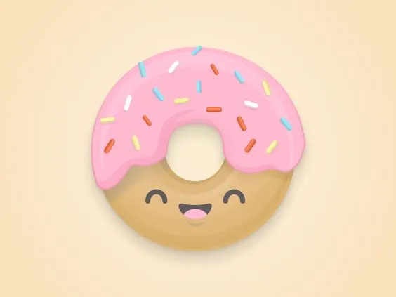 Kumpulan Gambar Donat Kartun Terbagus dan Terlengkap 21 Gambar Donat Kartun