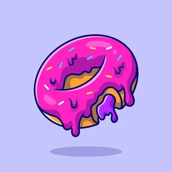 Kumpulan Gambar Donat Kartun Terbagus dan Terlengkap 17 Gambar Donat Kartun