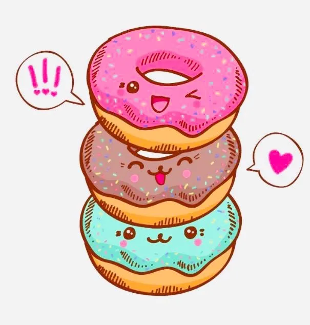 Kumpulan Gambar Donat Kartun Terbagus dan Terlengkap 14 Gambar Donat Kartun