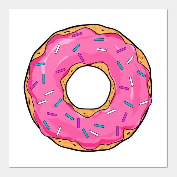 Kumpulan Gambar Donat Kartun Terbagus dan Terlengkap 25 Gambar Donat Kartun