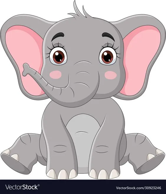 Kumpulan Gambar Gajah Kartun Terbagus dan Terlengkap 15 Gambar Gajah Kartun