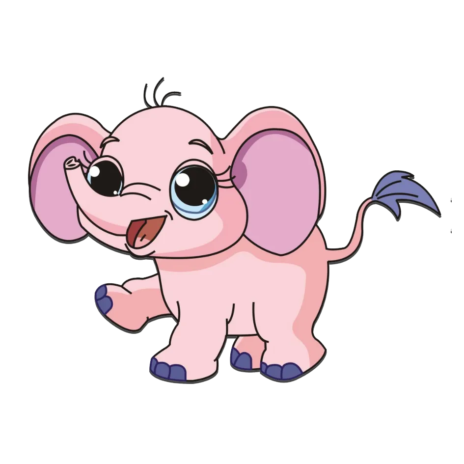 Kumpulan Gambar Gajah Kartun Terbagus dan Terlengkap 27 Gambar Gajah Kartun