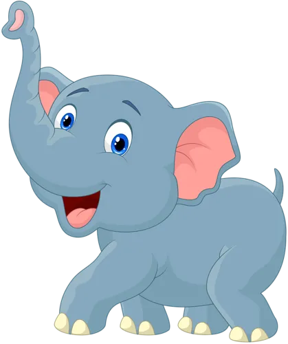 Kumpulan Gambar Gajah Kartun Terbagus dan Terlengkap 13 Gambar Gajah Kartun