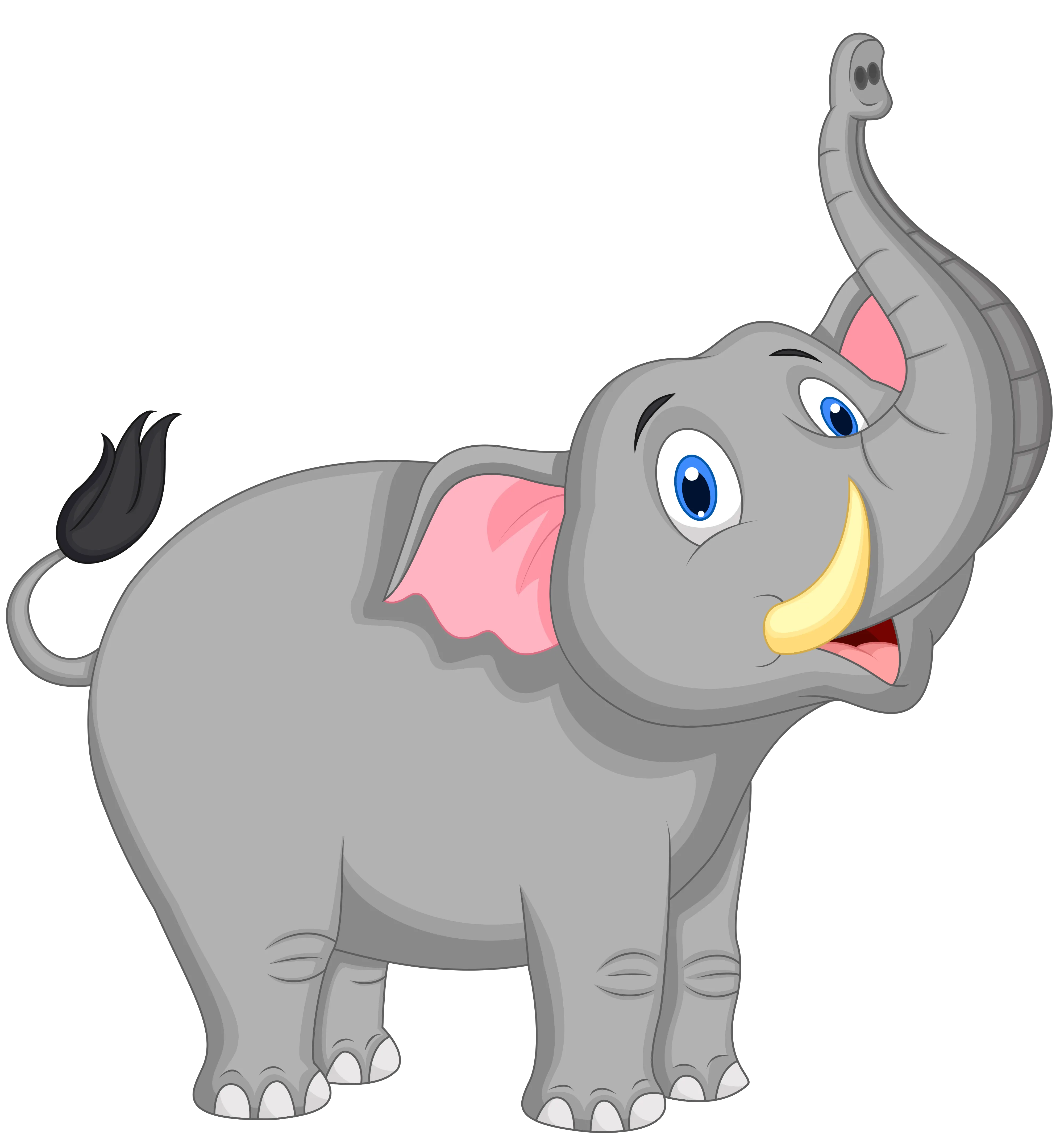 Kumpulan Gambar Gajah Kartun Terbagus dan Terlengkap 10 Gambar Gajah Kartun