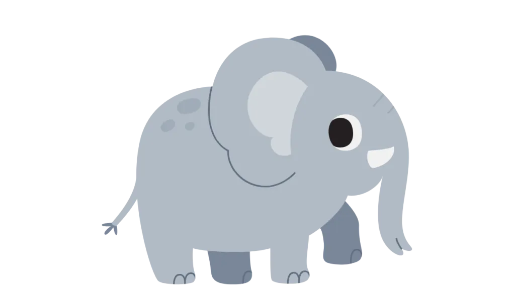 Kumpulan Gambar Gajah Kartun Terbagus dan Terlengkap 5 Gambar Gajah Kartun