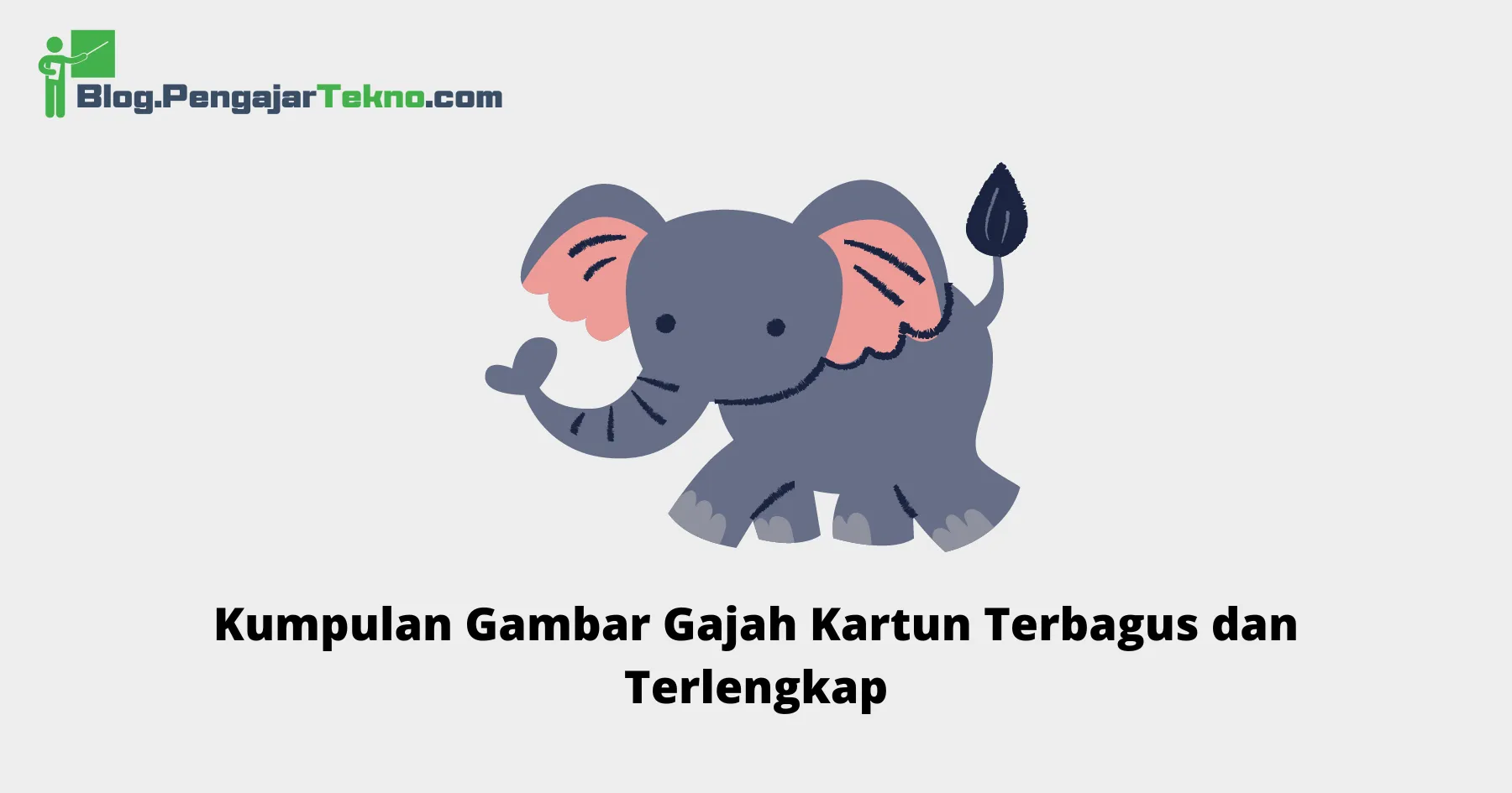 Gambar Gajah Kartun
