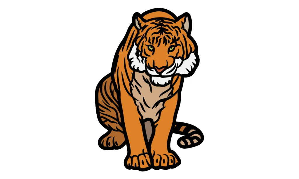 Gambar Harimau Kartun