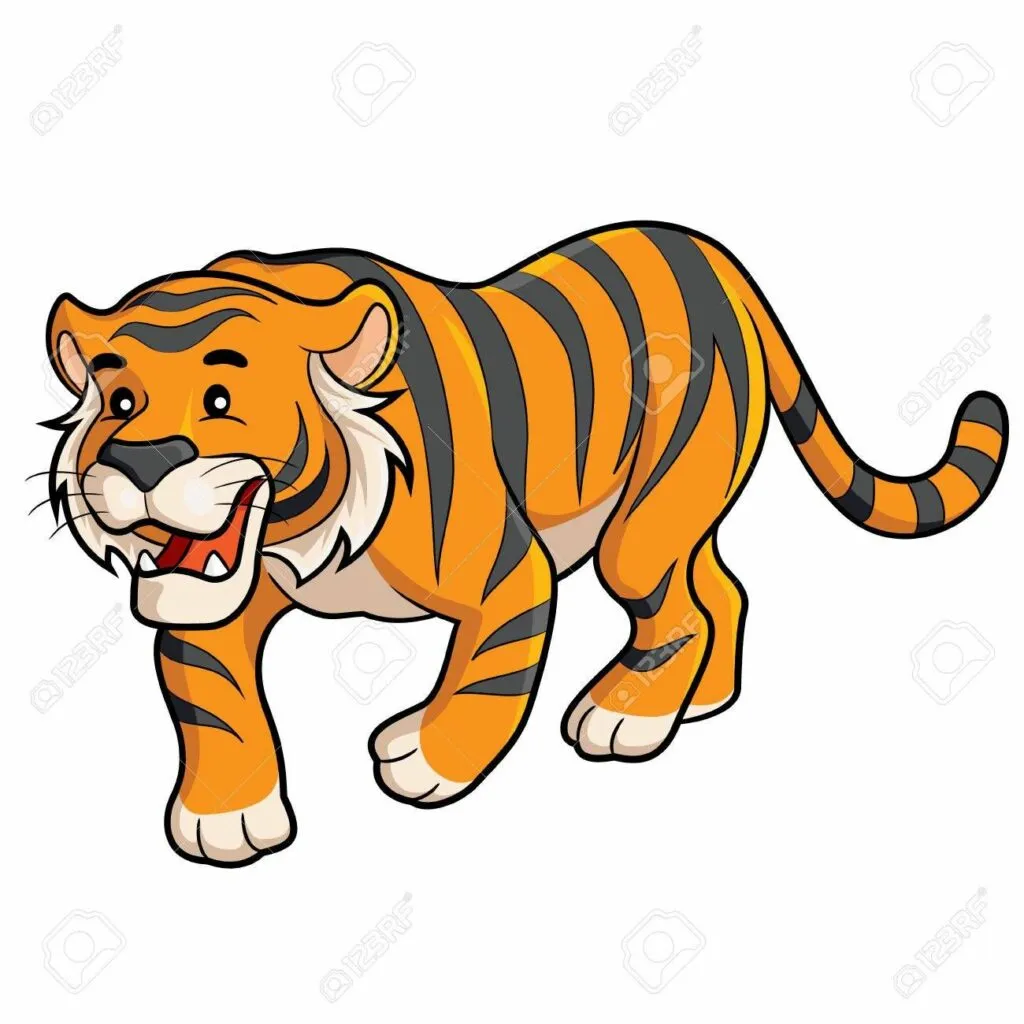 Gambar Harimau Kartun