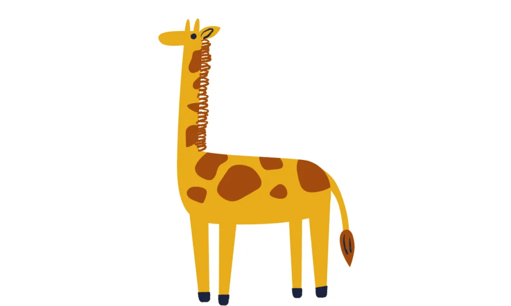 Gambar Jerapah Kartun