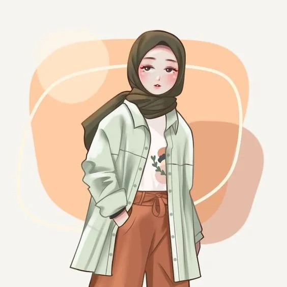 Kumpulan Gambar Kartun Muslimah Dewasa Terbagus dan Terlengkap 2 Gambar Kartun Muslimah Dewasa