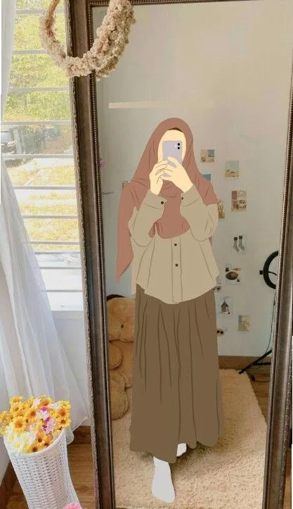 Kumpulan Gambar Kartun Muslimah Dewasa Terbagus dan Terlengkap 18 Gambar Kartun Muslimah Dewasa