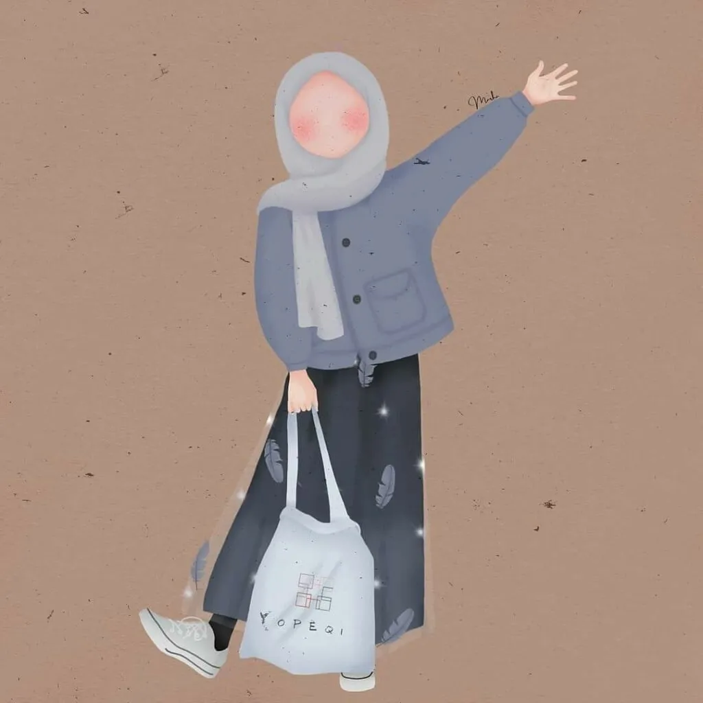 Kumpulan Gambar Kartun Muslimah Dewasa Terbagus dan Terlengkap 17 Gambar Kartun Muslimah Dewasa