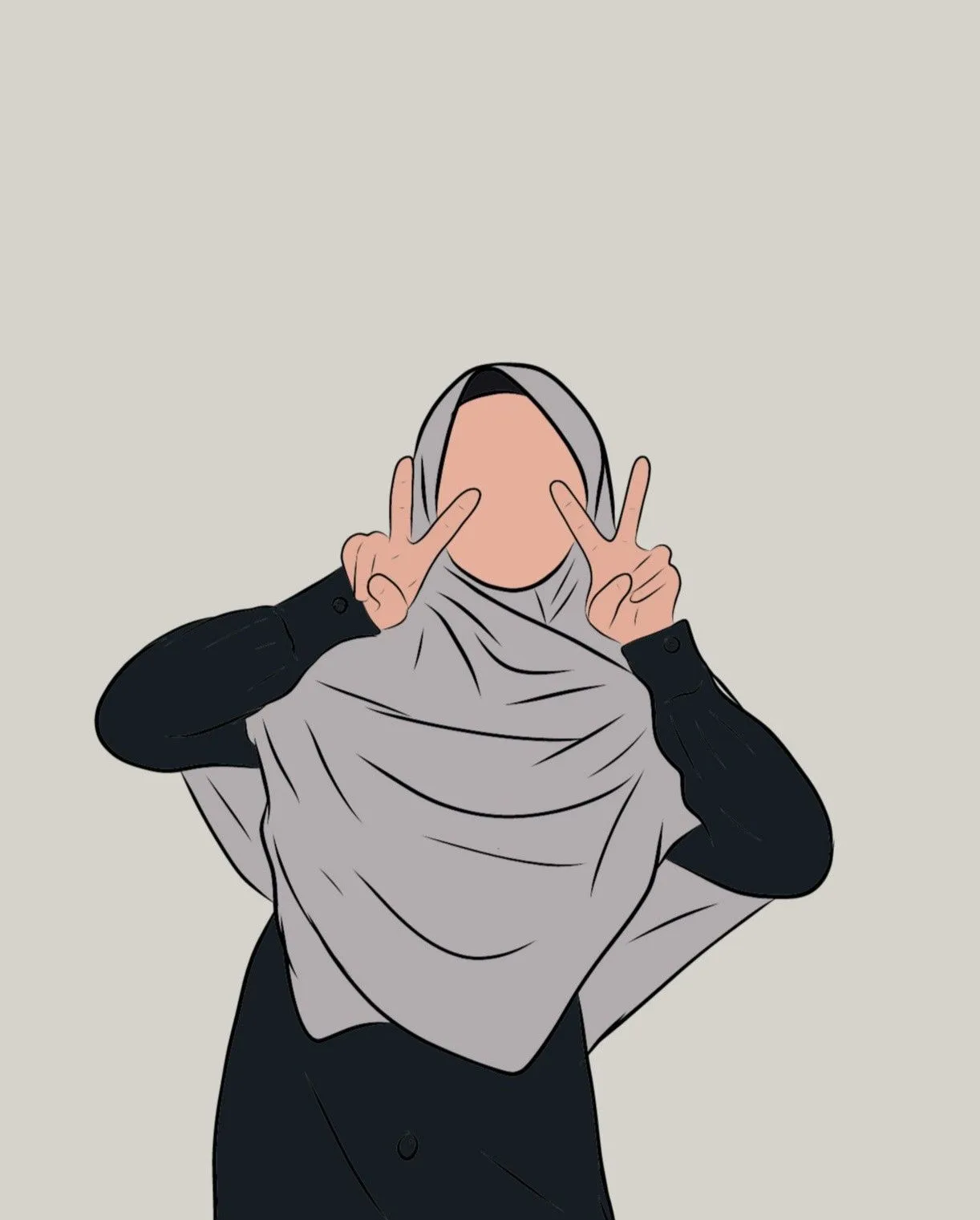 Kumpulan Gambar Kartun Muslimah Dewasa Terbagus dan Terlengkap 14 Gambar Kartun Muslimah Dewasa